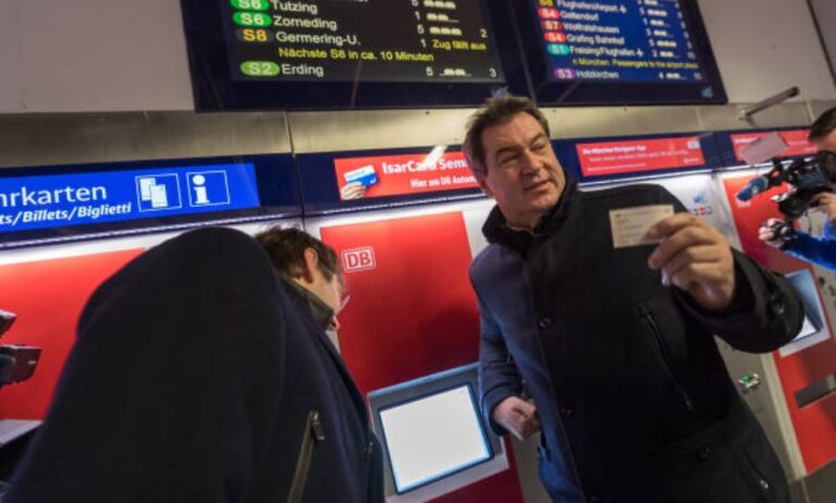 Markus Söder Deutschlandticket